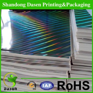 Metallized Aluminum Label Paper Color Aluminum Paper