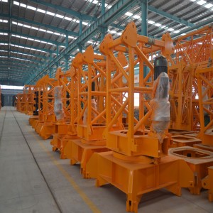 QTZ160 10 ton tower crane with CE approval