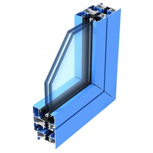 Aluminum extrusion for windows and doors aluminum section