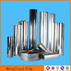 BOPP plastic metallized film for packaging