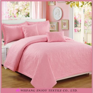 Embossed Custom Printed 100% Microfiber Fabric Quilt Embossed Custom Printed 100% Microfiber Fabric Quilt