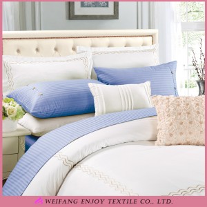 Soft 0.5 Stripe Cotton/Polyester Sheet Set