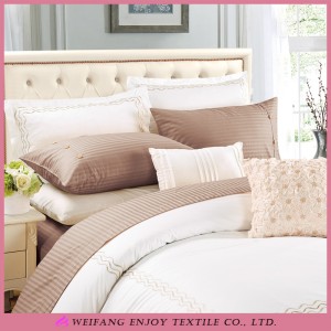 Cotton/Polyester Stripe Full Bed Sheet Set Cotton/Polyester Stripe Full Bed Sheet Set