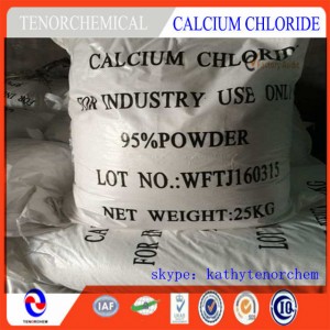 anhydrous calcium chloride 95% powder