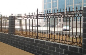 elegant shape aluminum security fences durable in use elegant shape aluminum security fences durable in use